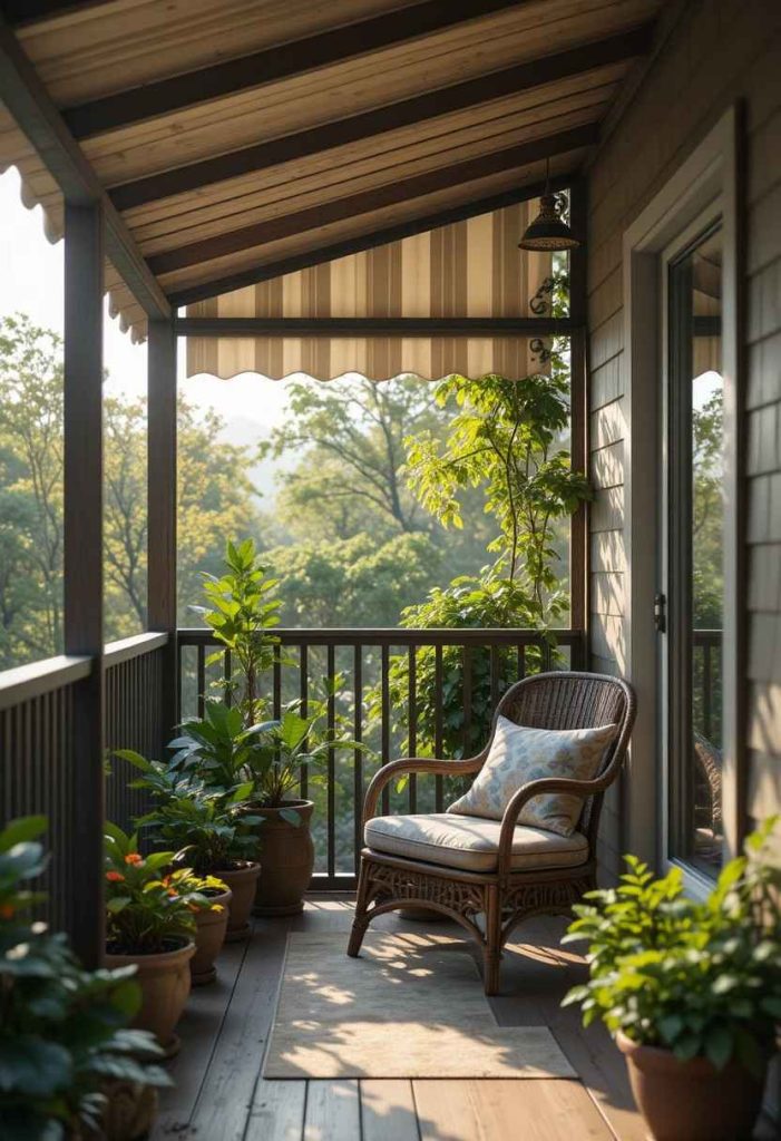A Cozy Balcony Cover