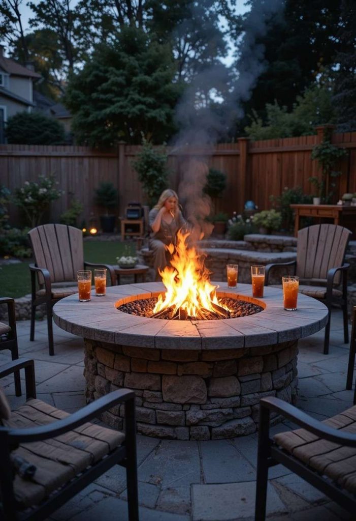 Build a Two-Tier Fire Pit