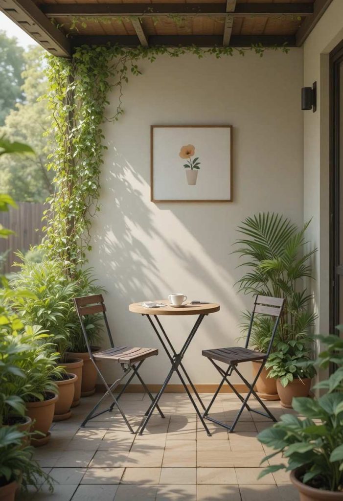 A Foldaway Bistro Setup