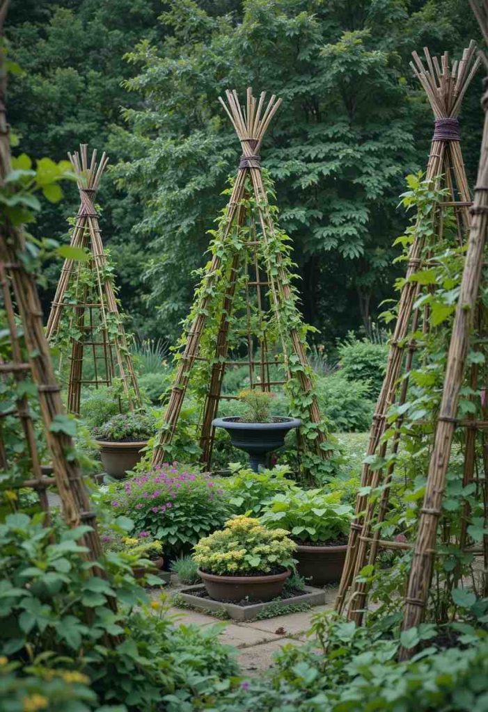 Add Decorative Plant Supports