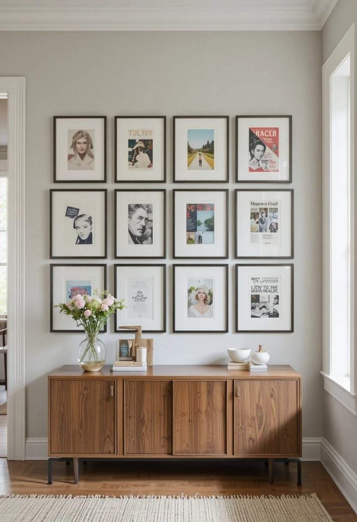 Frame a Collage of Magazine Prints
