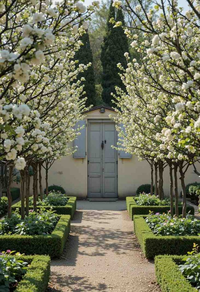 Frame the Garden With Fruit Trees