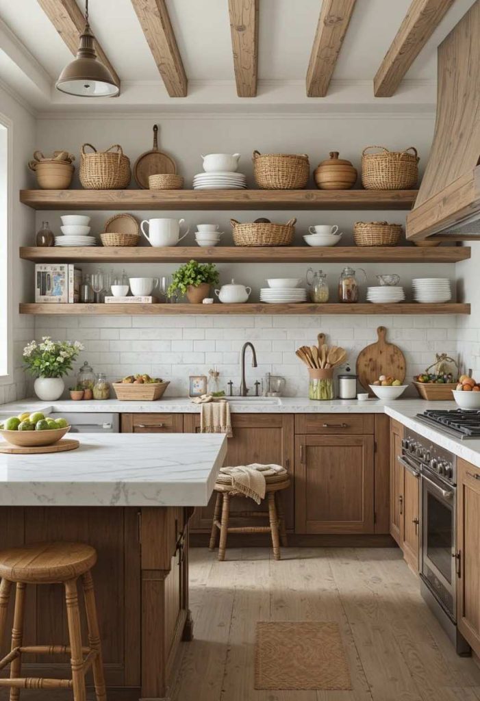 Layered Natural Textures of Wood and Stone
