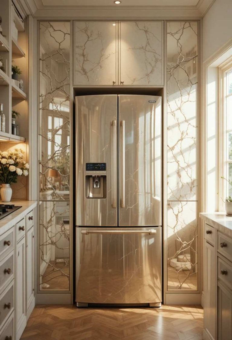 25+ Fridge Wallpaper Ideas to Transform Your Kitchen