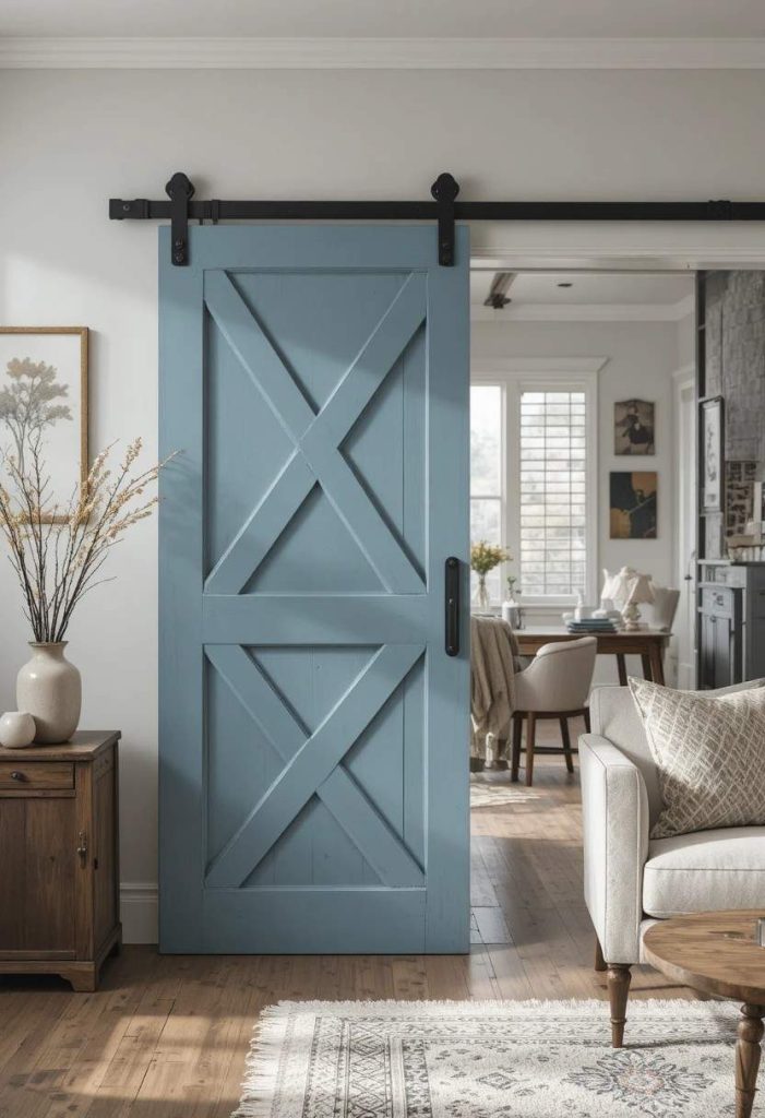 Painted Barn Door Finish