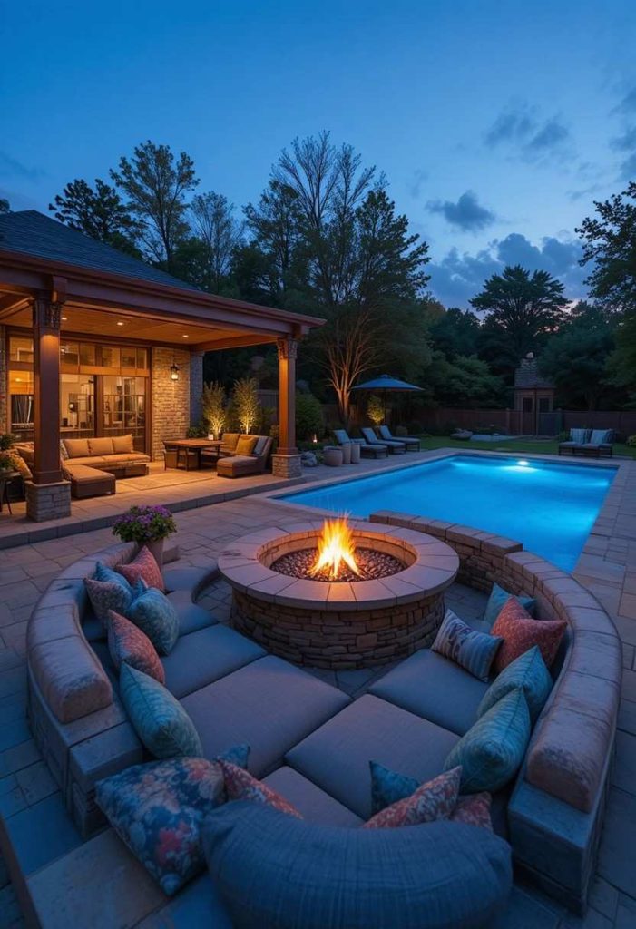 The Pool With a Sunken Lounge
