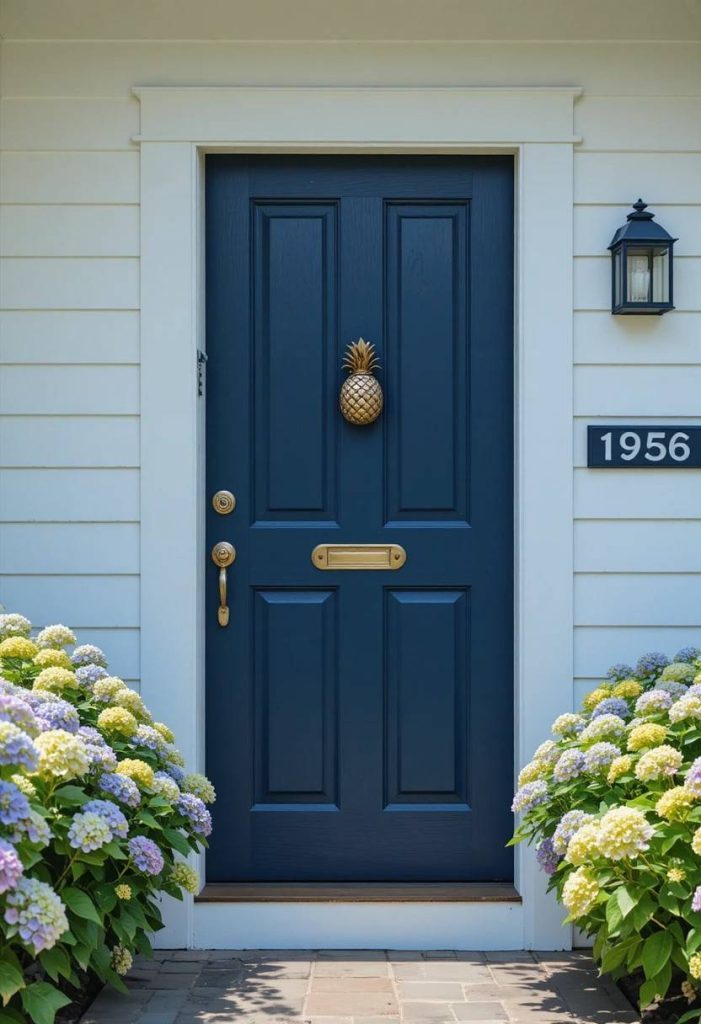 Navy Blue Coastal Door