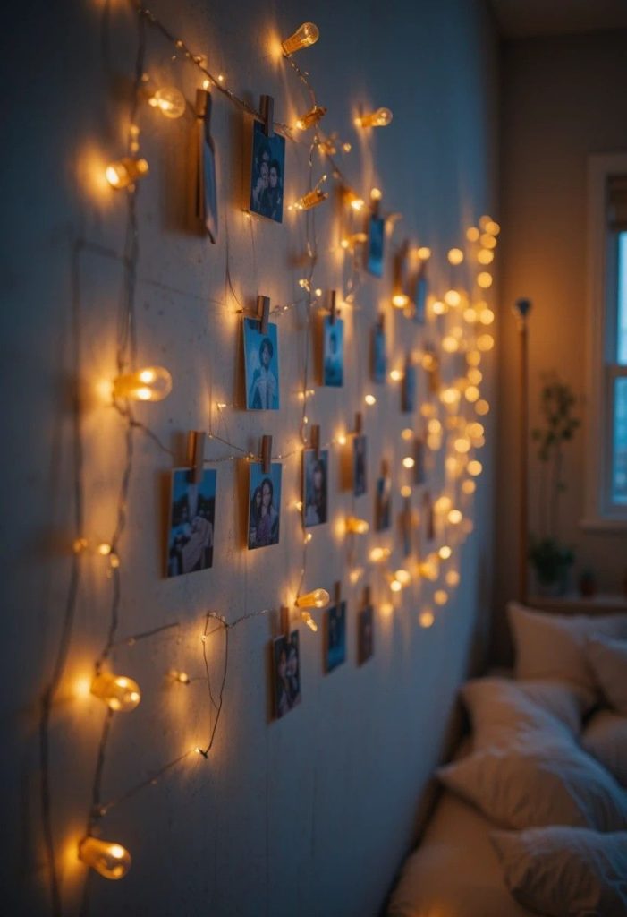 Fairy Light Photo Display