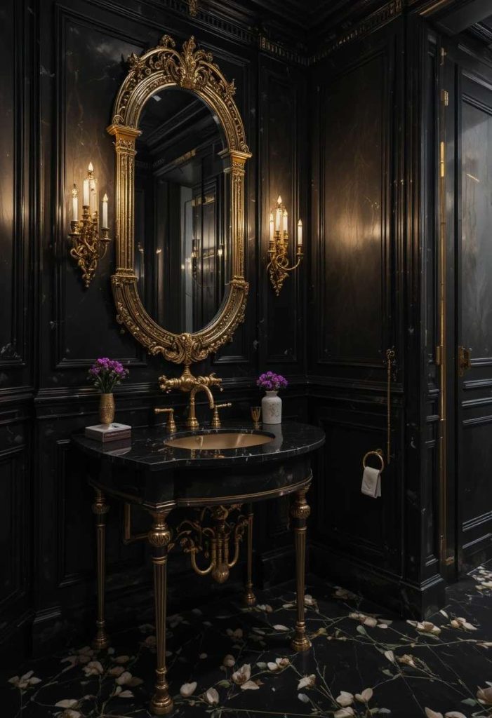 Add Brass or Gold Fixtures