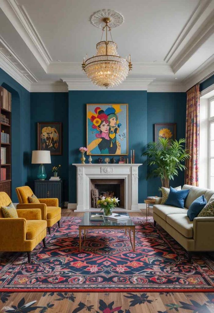 Try a Bold Patterned Carpet