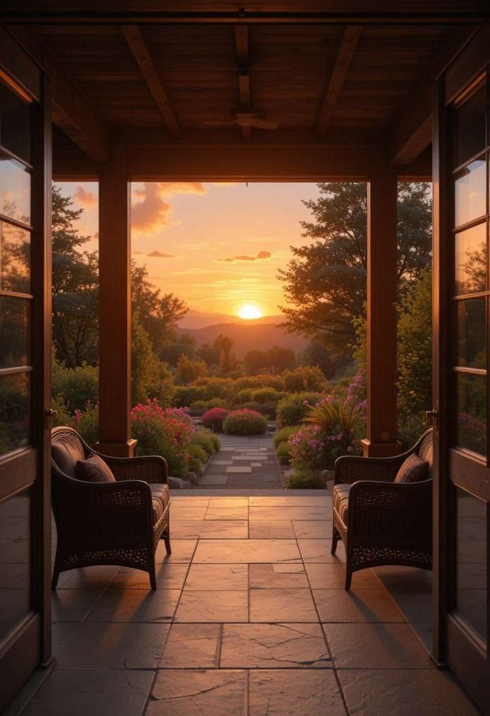 A Sunset View Frame
