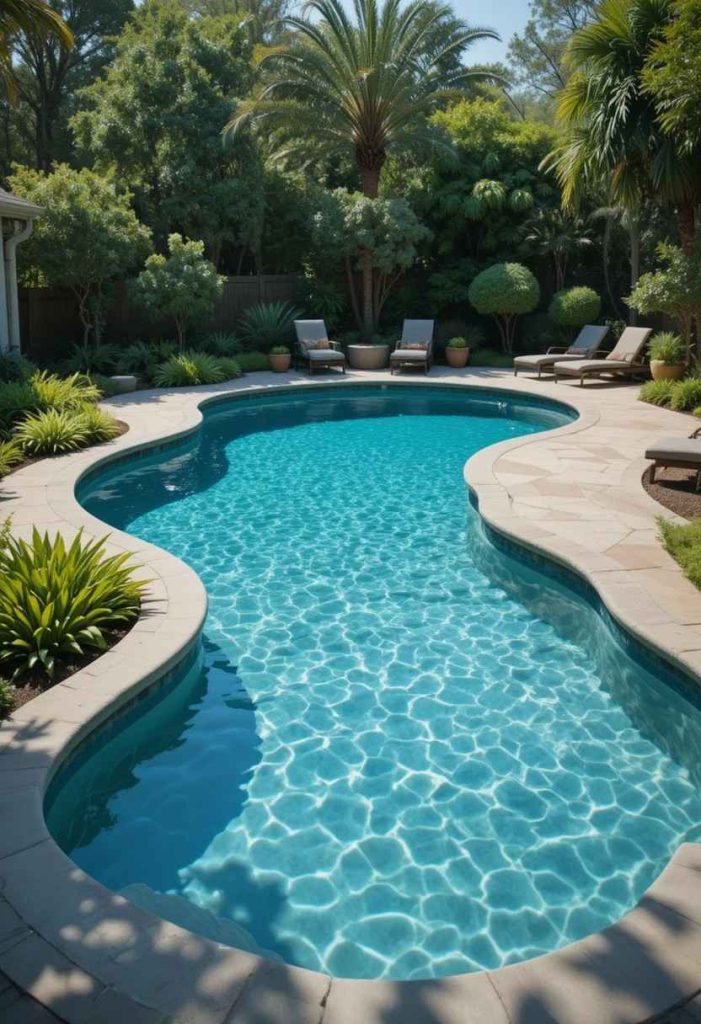 The Curved Freeform Pool
