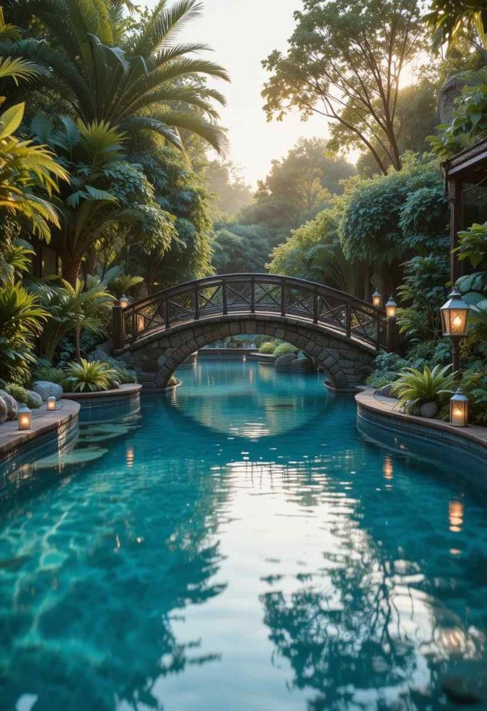 The Pool With a Bridge