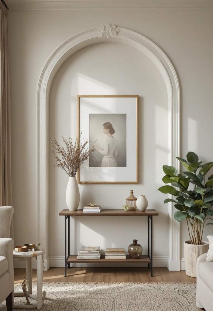  Layer Art Over a Painted Arch