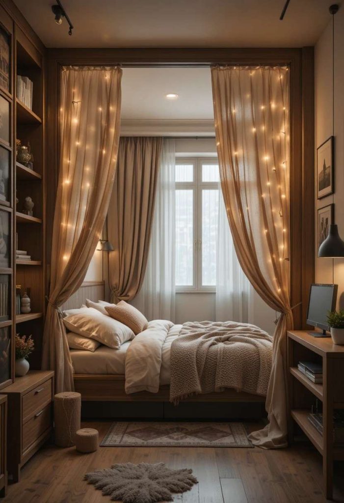 Tuck the Bed Into a Cozy Nook