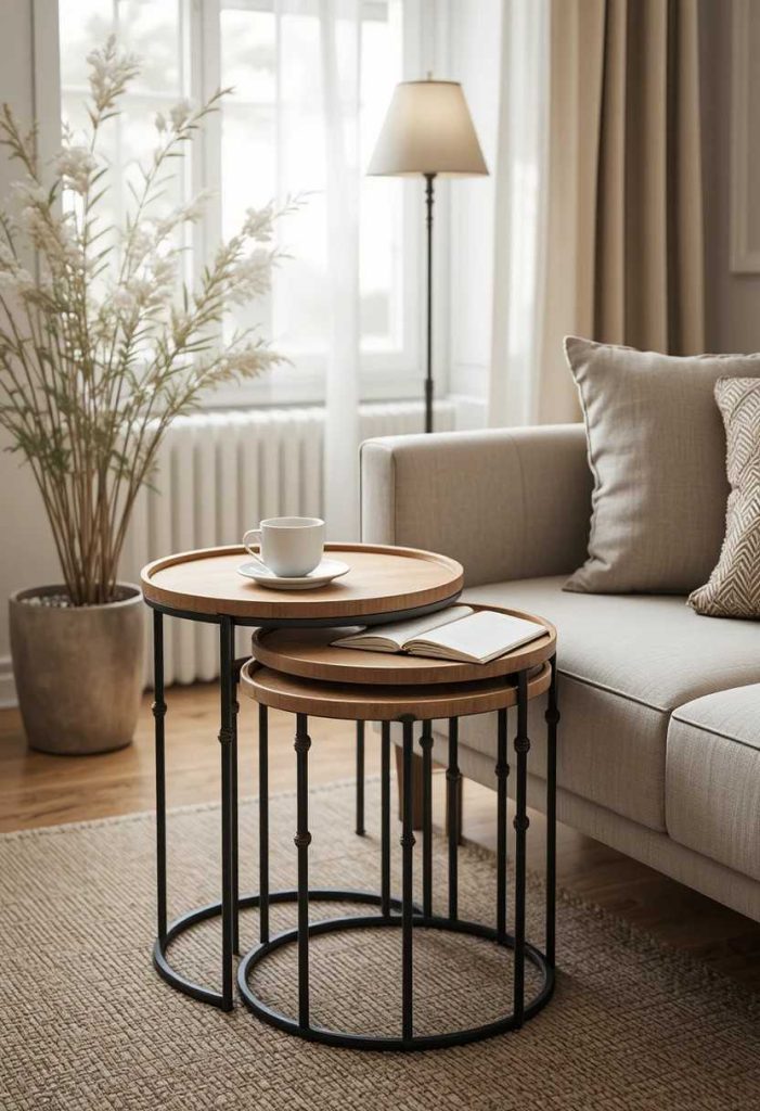 Nesting Tables That Tuck Together