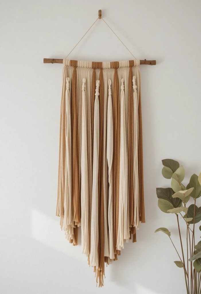 Fabric Scrap Wall Hanging