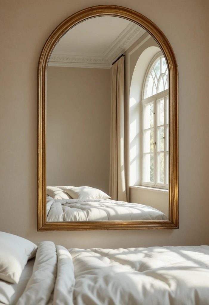 Use a Large Mirror Strategically: Doubling the Room Instantly