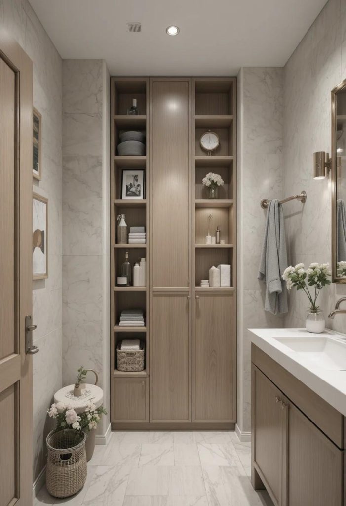 Use Tall Cabinets for Vertical Storage