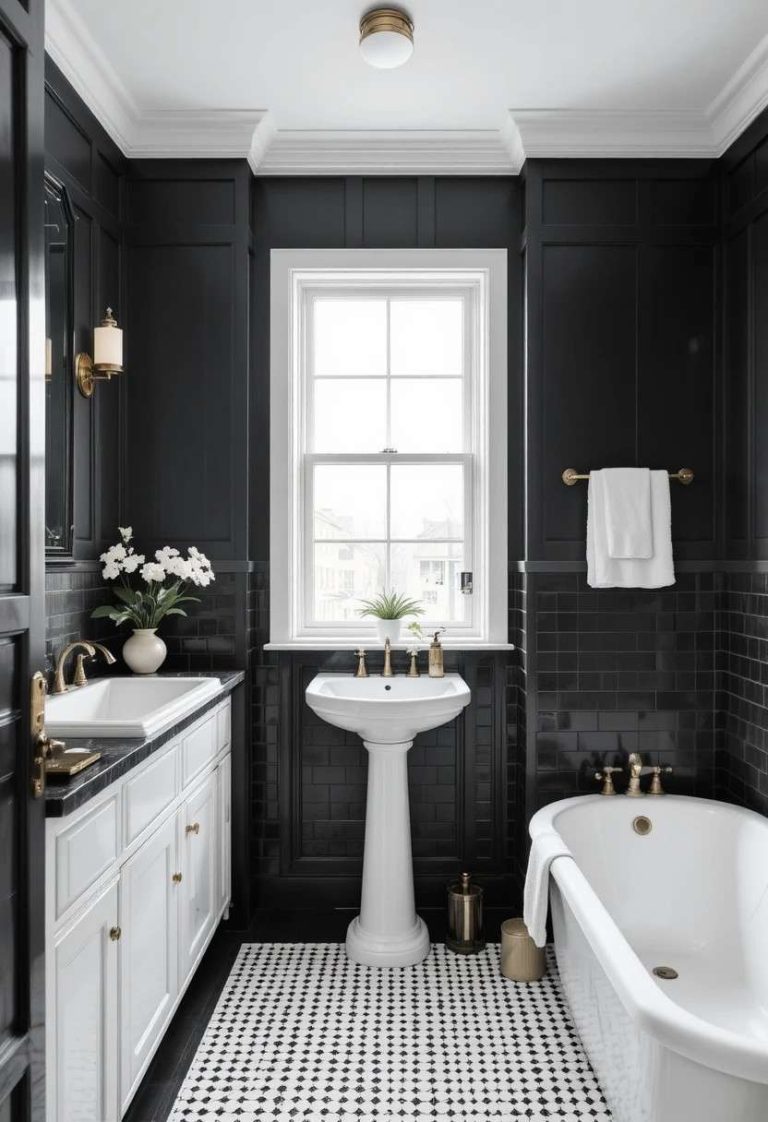 25 Black Bathroom Decor Ideas for a Bold, Elegant Look