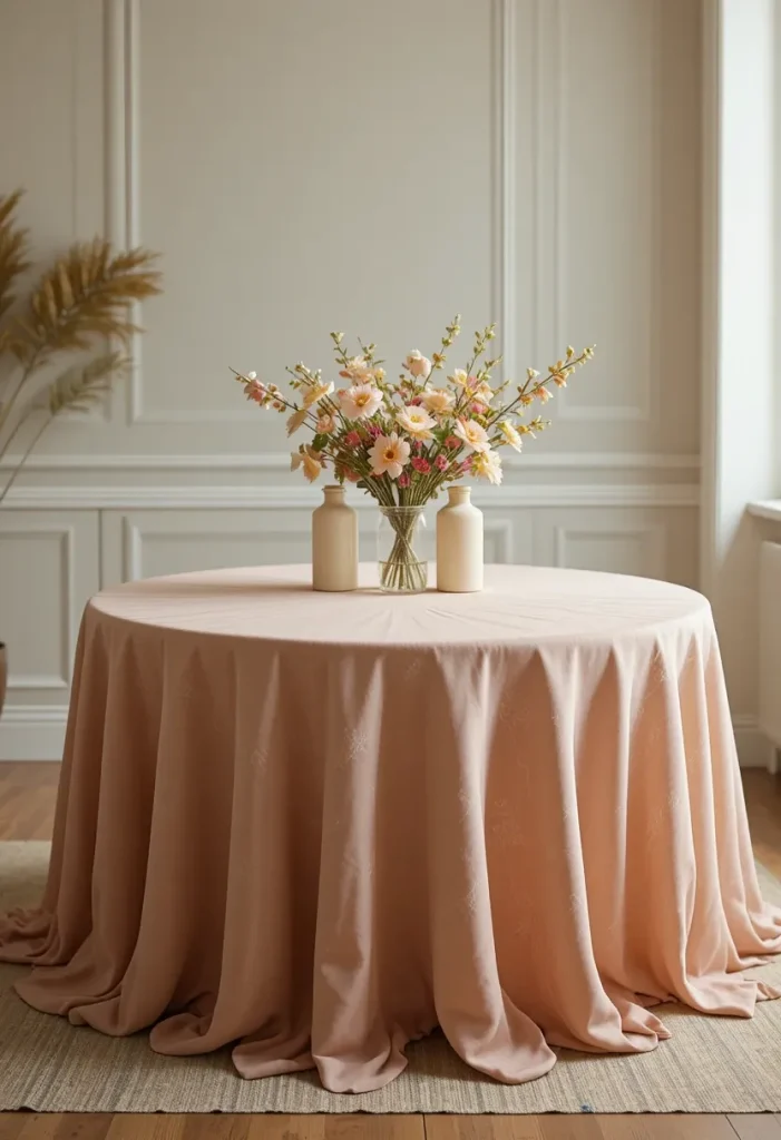 Use a Soft Table Runner or Cloth
