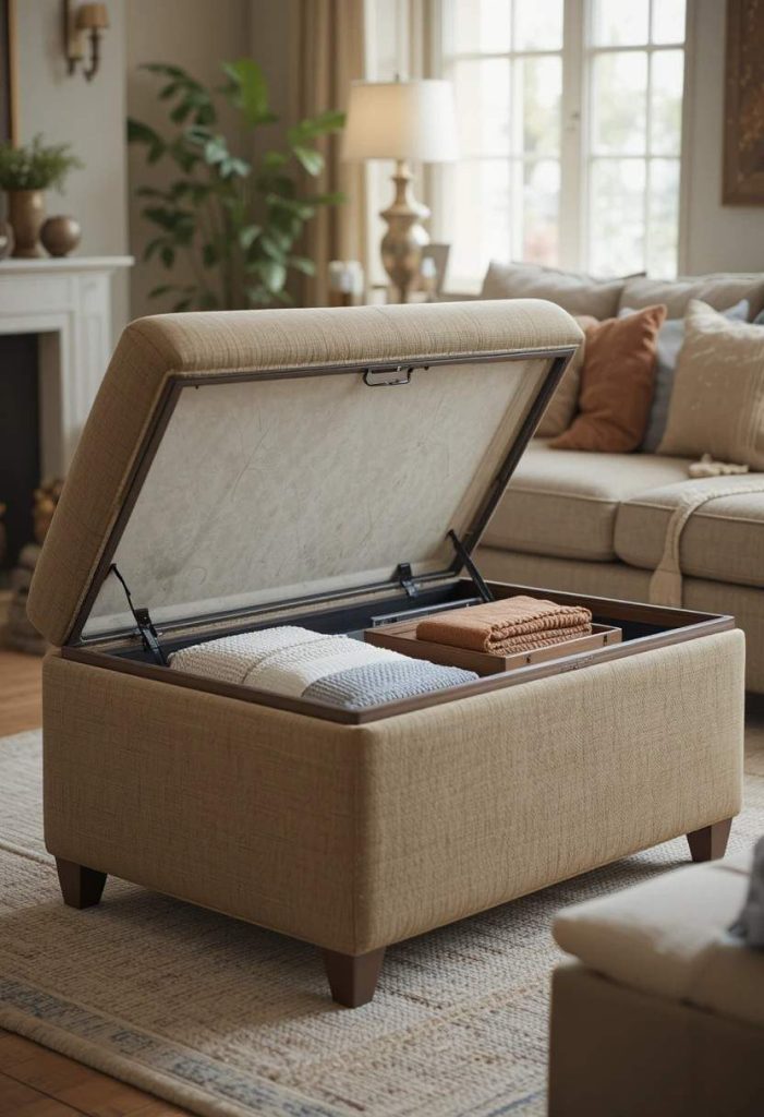 Ottoman With Hidden Storage