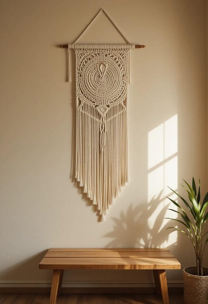 DIY Wall Macrame Hanging