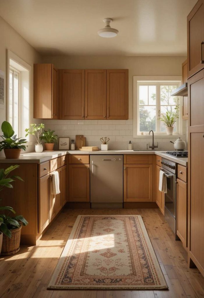 Layer in a Soft Kitchen Rug