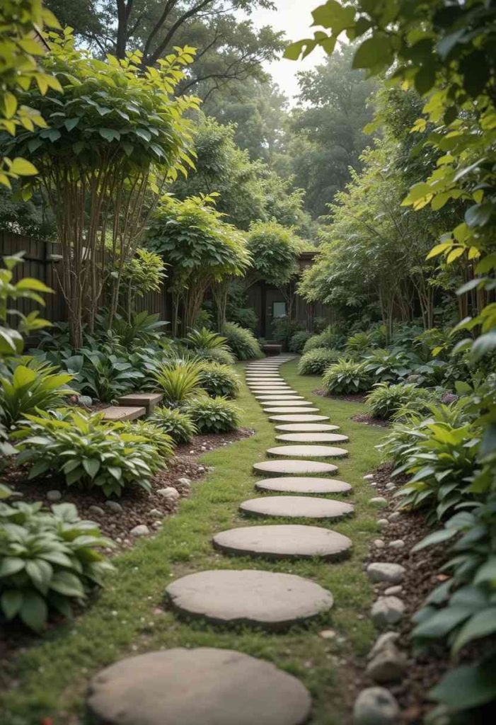 Add a Winding Stepping Stone Path