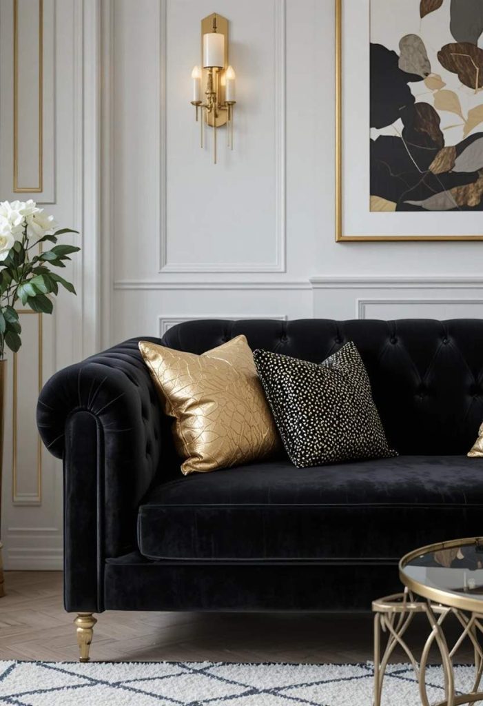 Brighten With Metallic Accents