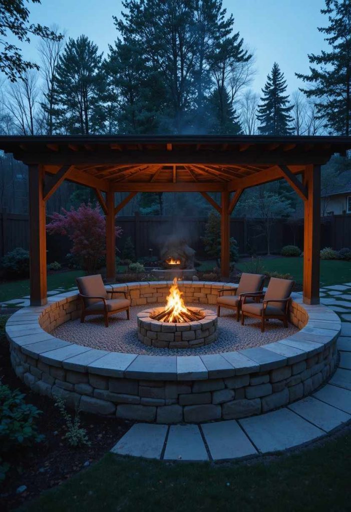 Create a Sunken Fire Pit Lounge