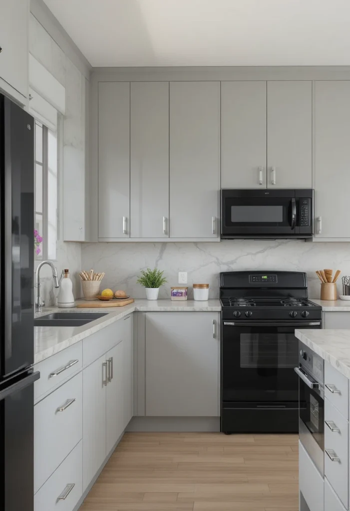 Pair With Grey Cabinets