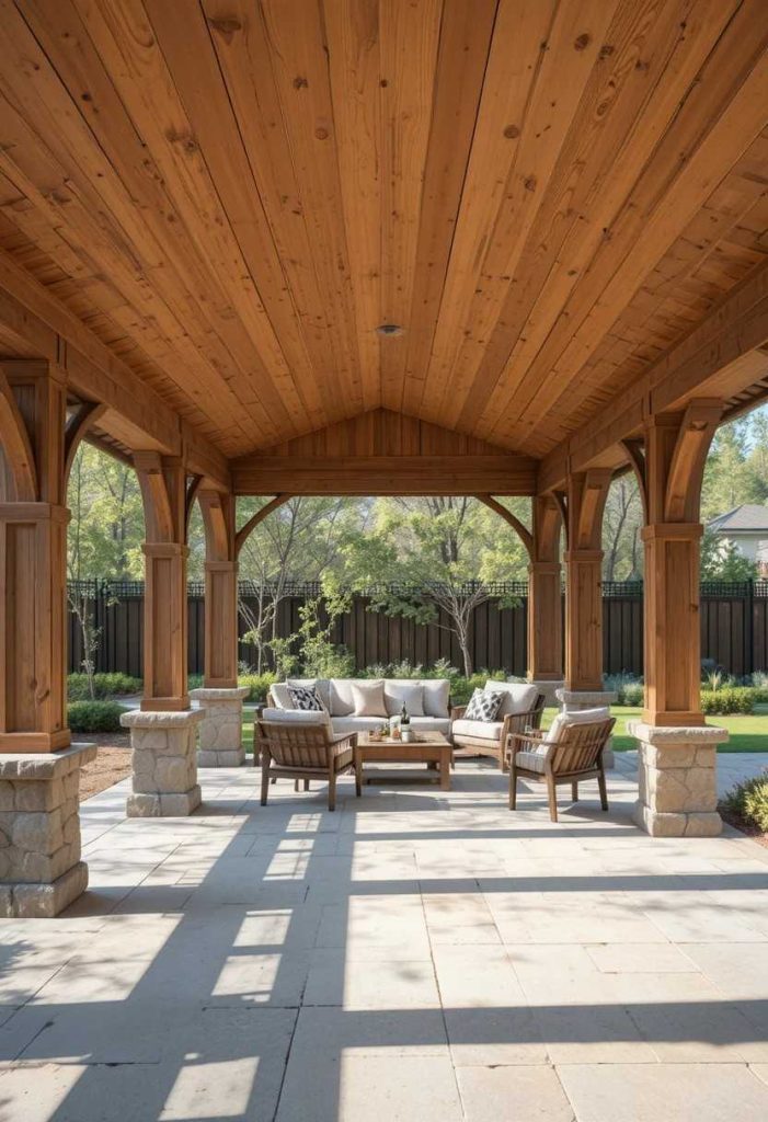 Warm Wood Ceiling