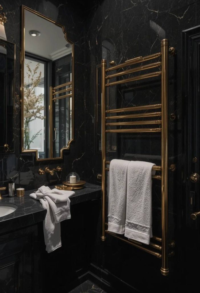 Add a Gold Towel Rail