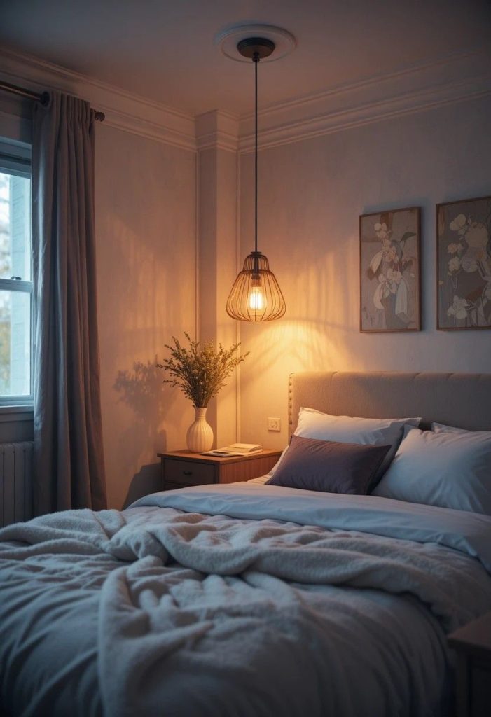 Hang a Warm Pendant Light