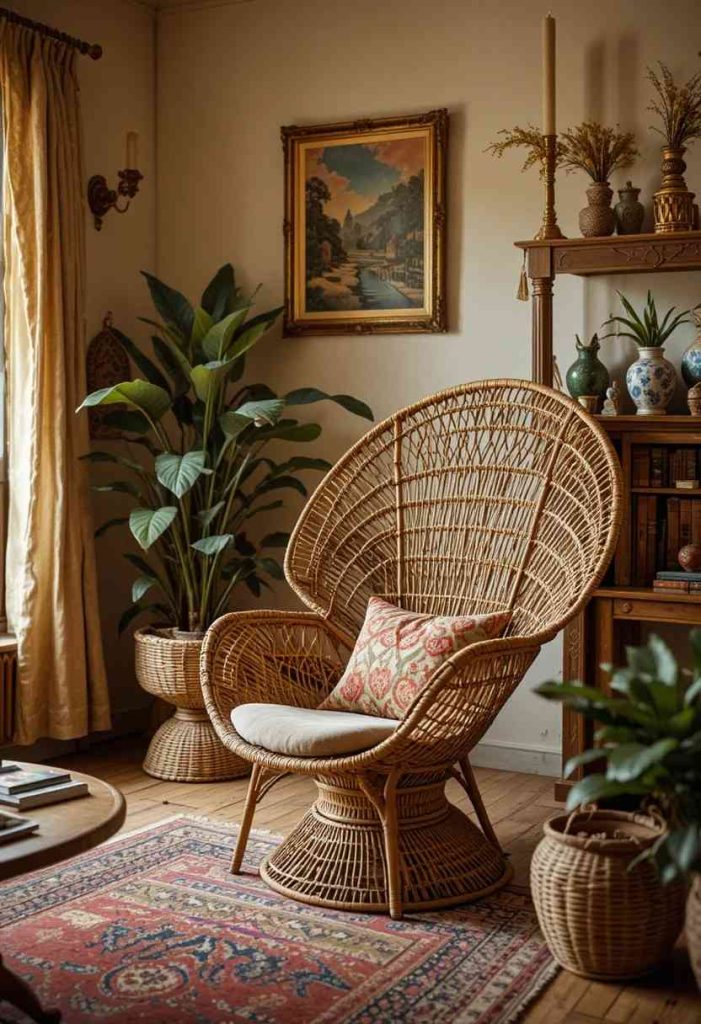 Add a Rattan or Wicker Piece