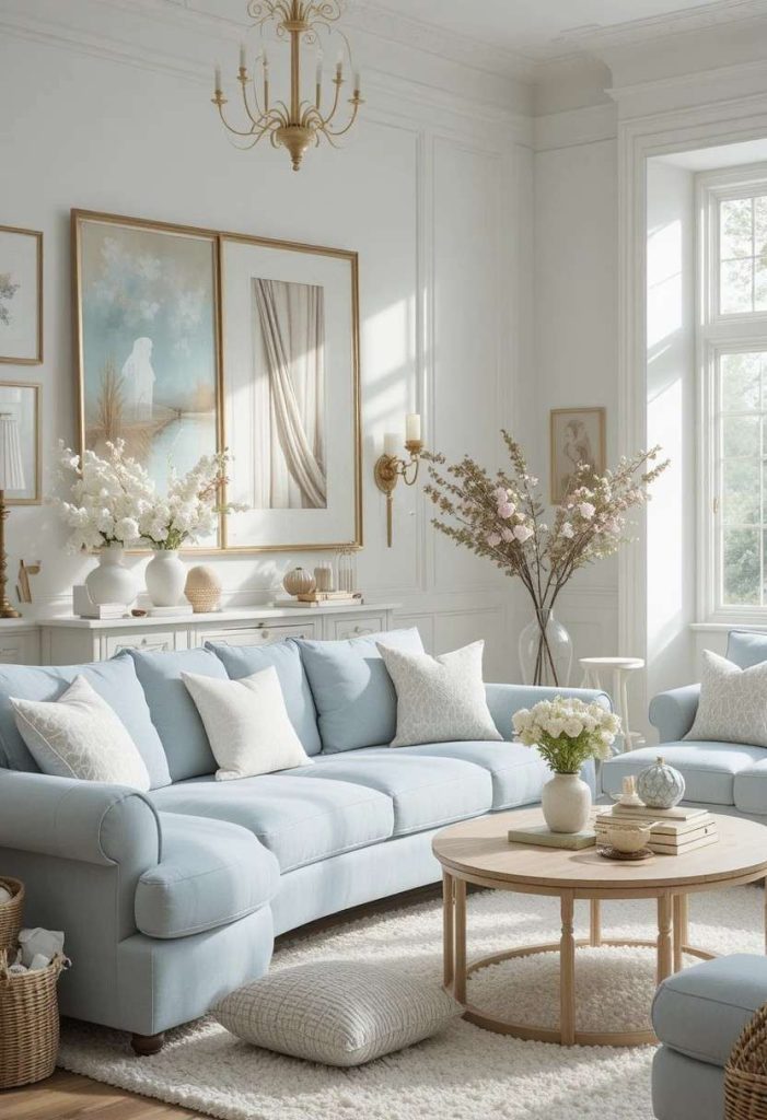 Try a Light Powder Blue