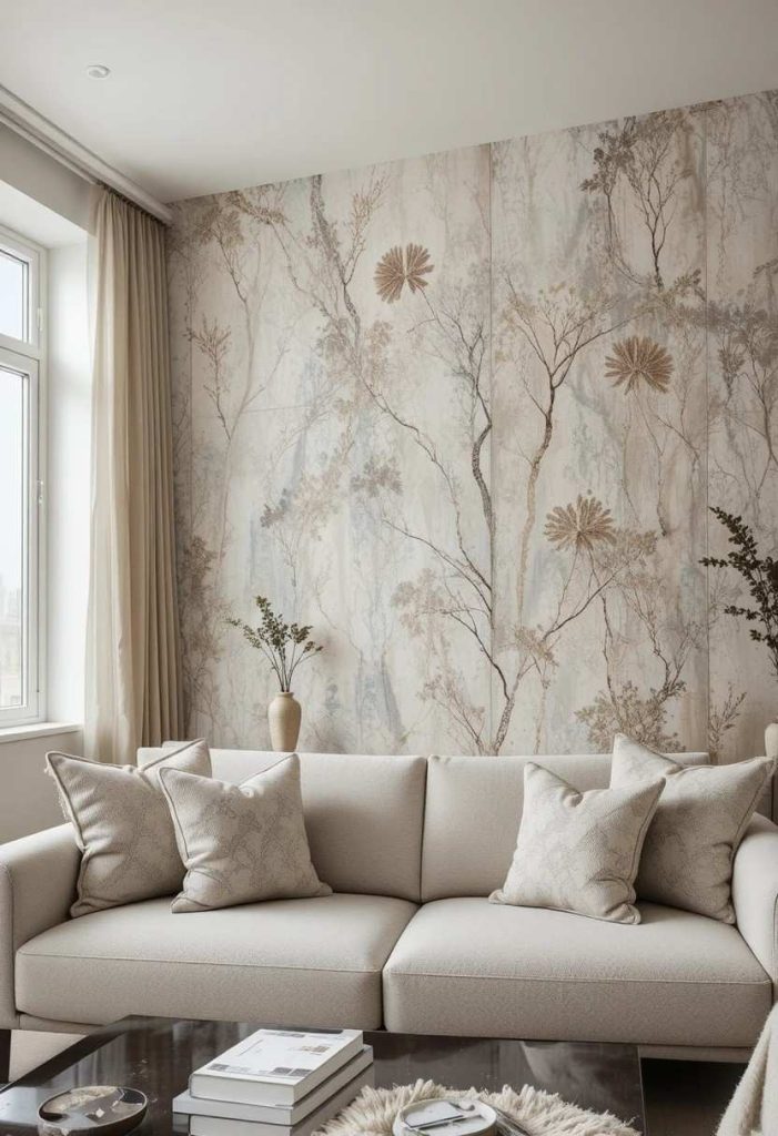 Add a Peel and Stick Wallpaper Accent