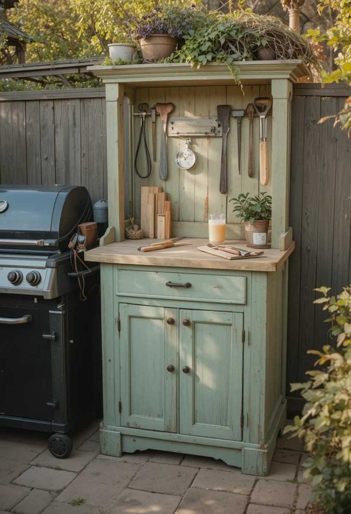 Repurpose an Old Cabinet for Prep