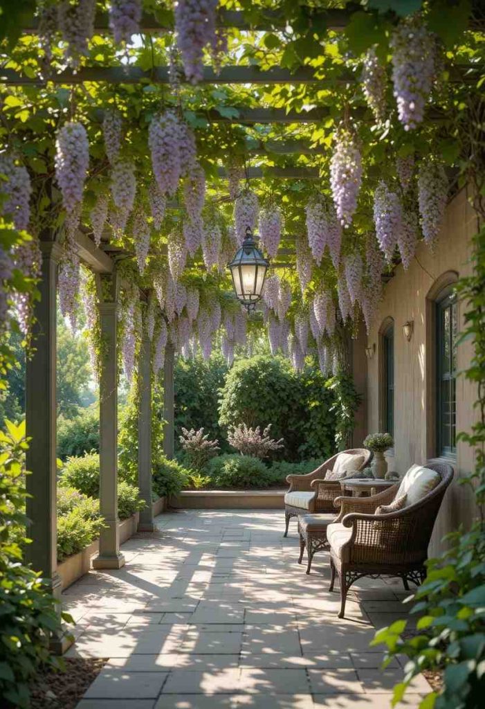 A Living Green Roof of Vines