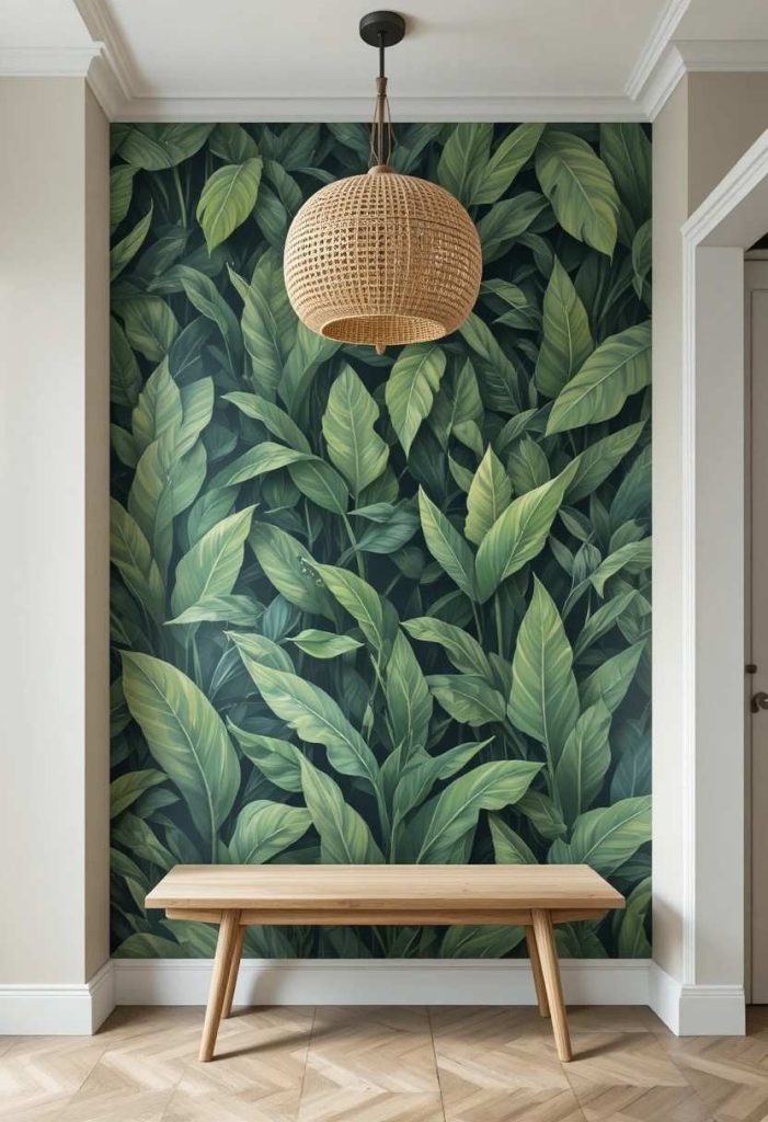 Cover a Wall in Tropical Greenery Print