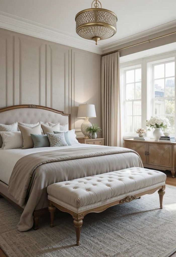 Add a Bench at the Foot of the Bed