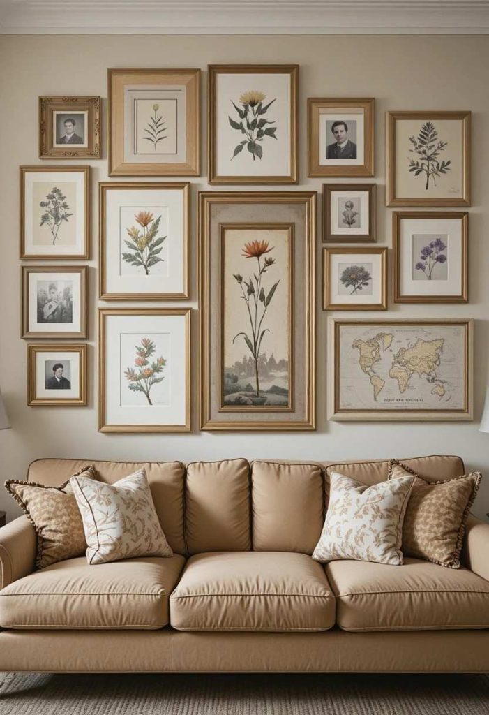 DIY Painted Gallery Wall: Free Art Plus $15 in Frames Equals Designer Impact