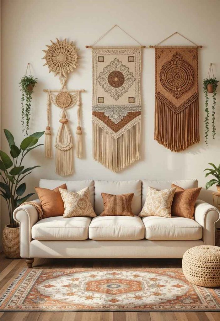 Frame Free Tapestry and Textiles