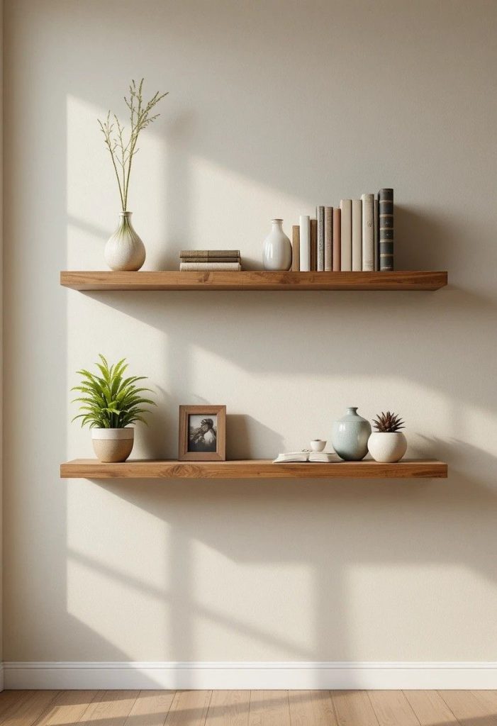 DIY Floating Shelves