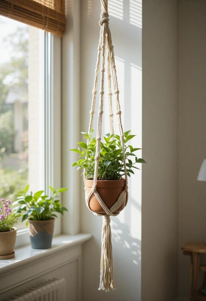 Simple Macrame Plant Hanger