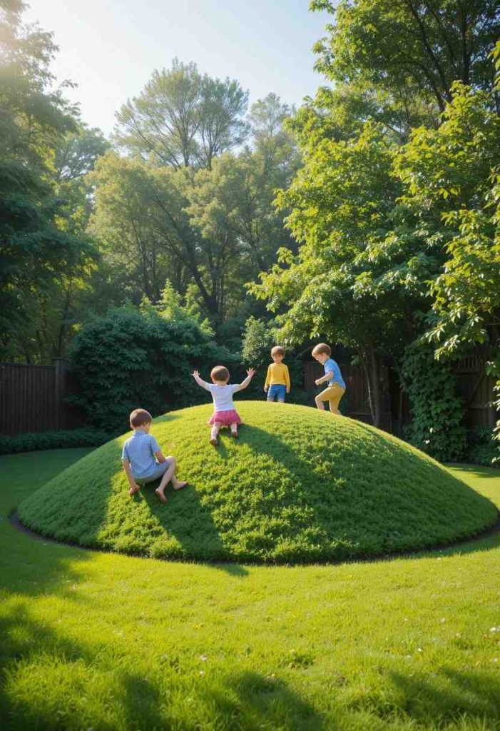 Add a Gentle Grassy Mound