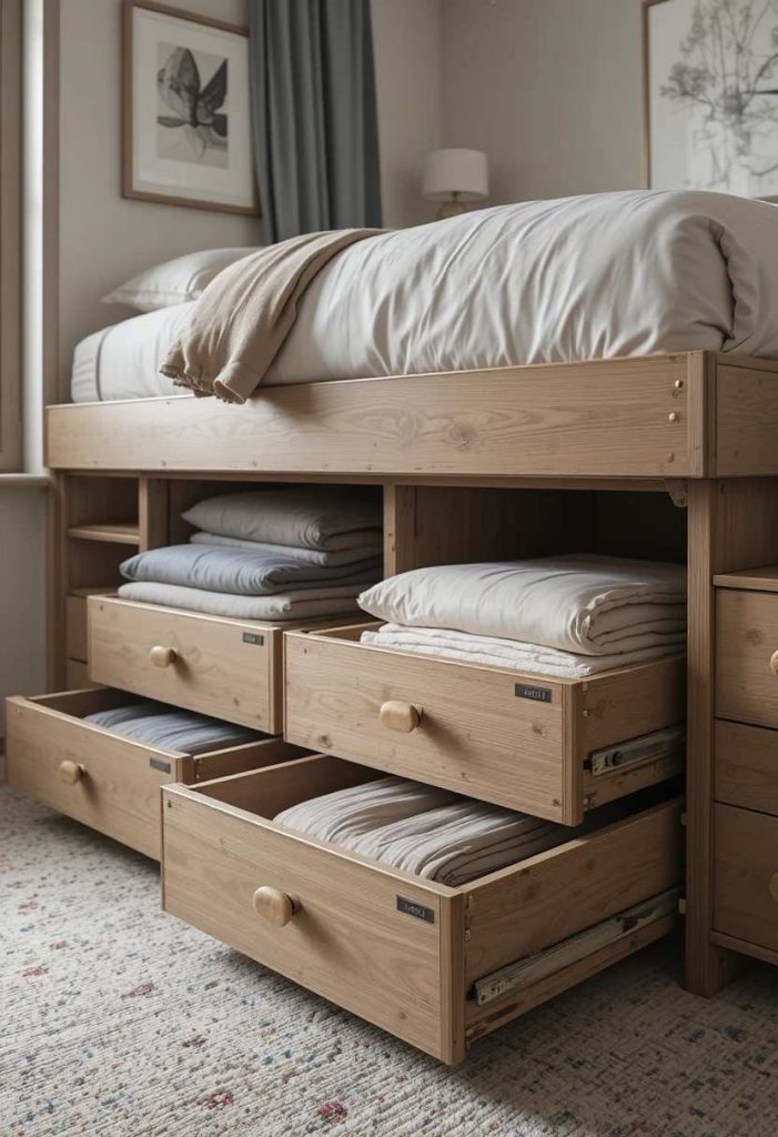 Use Under-Bed Storage Cleverly: Three Square Metres of Hidden Space