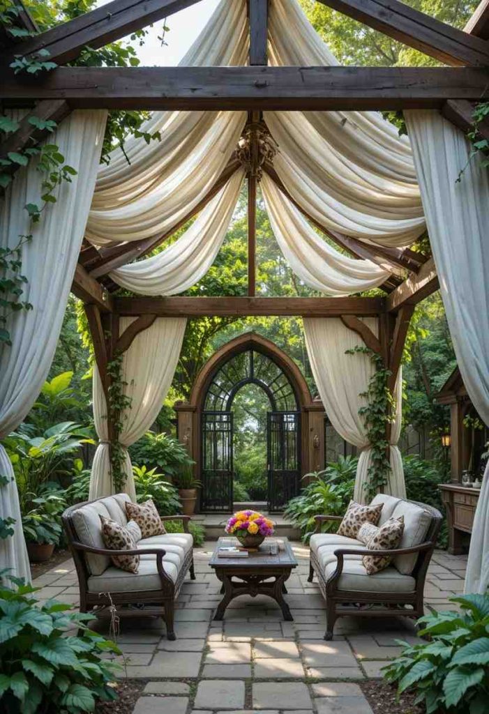 The Rustic Pergola-Style Gazebo