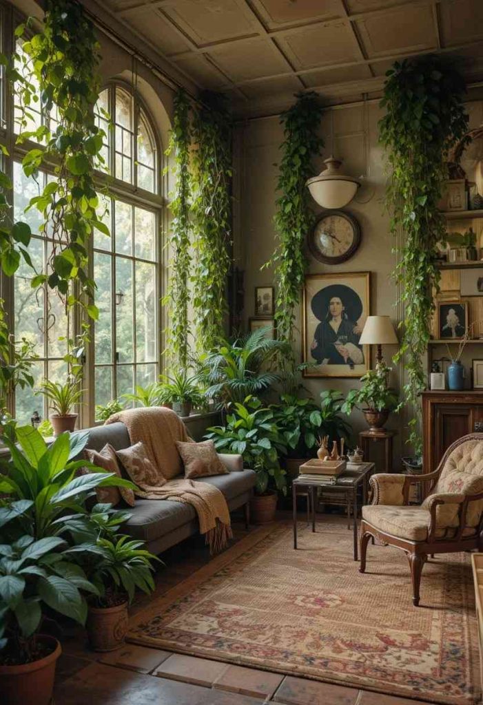 Add Lush Houseplants